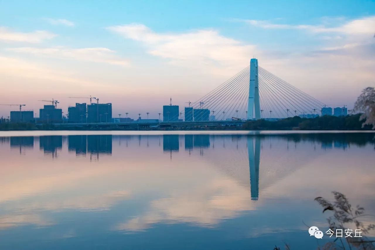 安丘这位市民,用镜头记录下青云大桥建设的日日夜夜.