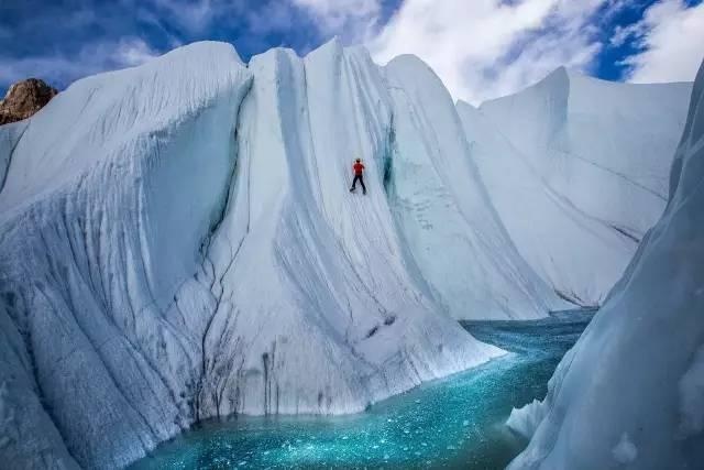 旅游 正文  摄影/西藏蔓峰探险 克勒青河的河水被从喀喇昆仑雪峰流