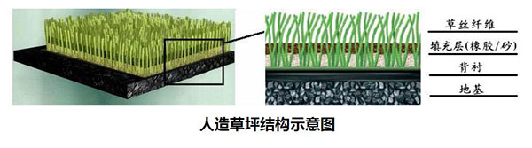对于人造草坪的结构,您了解多少呢?