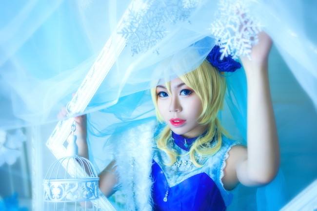 lovelive! 绘里七彩谬斯 雪公主cosplay