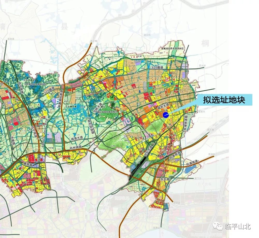 临平山北规划新地块具体位置在哪面积多大