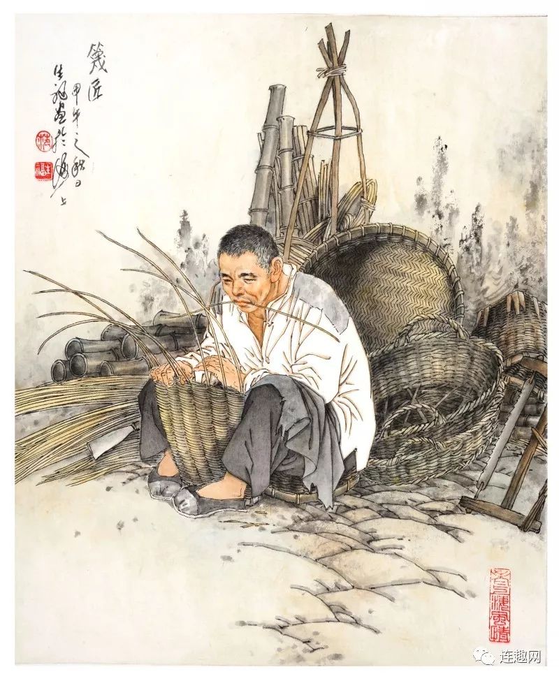 著名连环画家范生福和他笔下的画说老上海和连环画卖饼