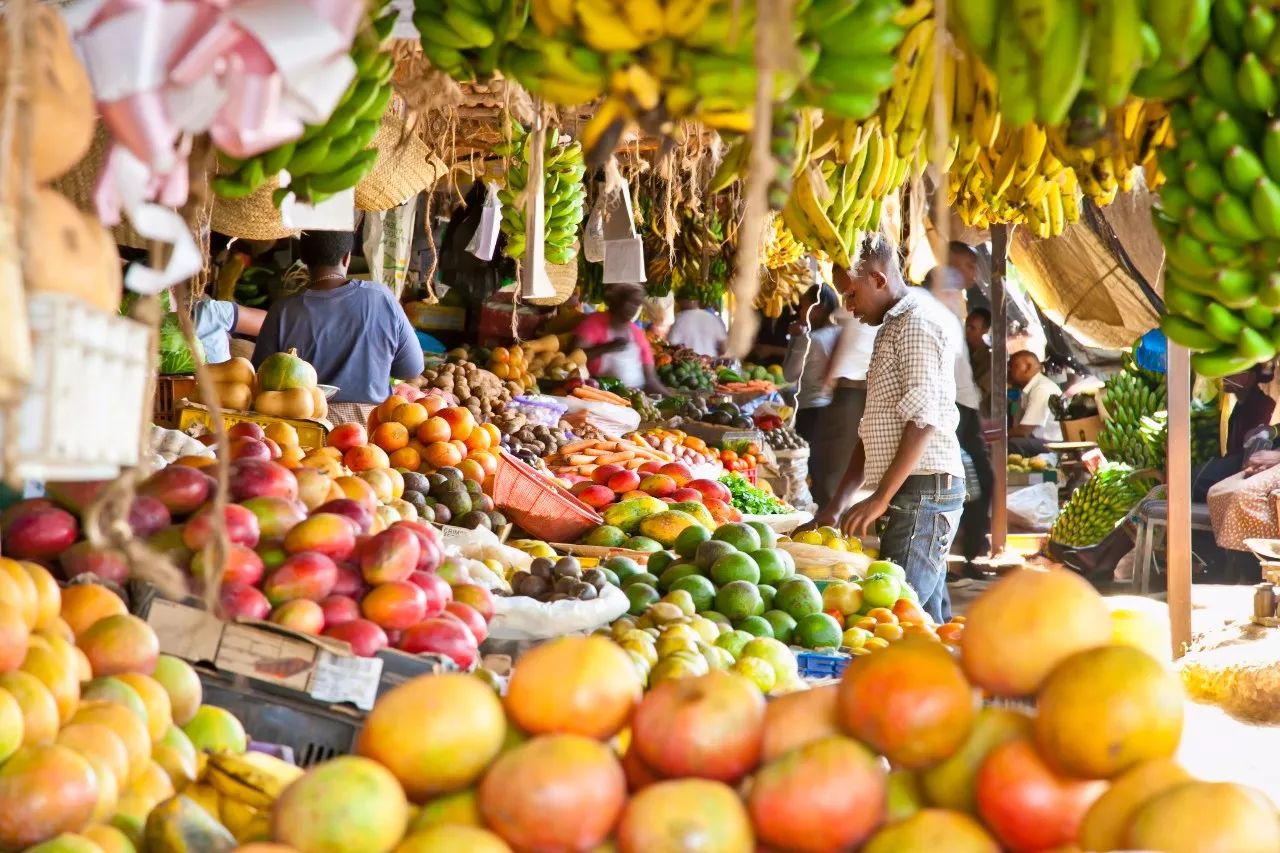 African food market