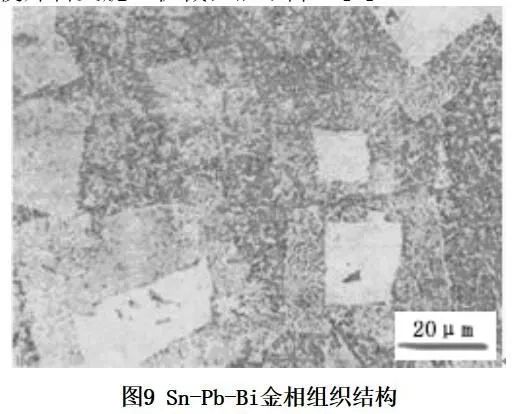 sn-pb-bi焊料合金的相图及金相组织分析