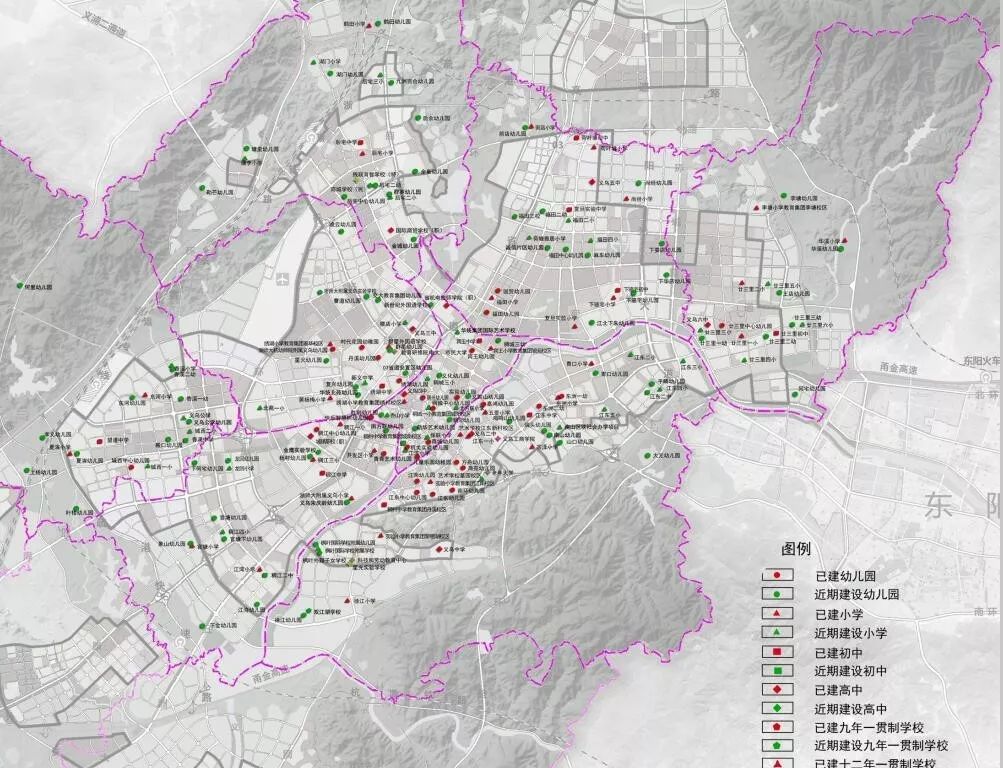 义乌将新增9所高中,20所小学,详细规划分布图出炉!哪个离你最近
