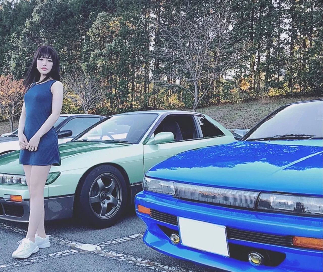 "假装"与池谷浩一郎的nissan silvia s13合影还记得第一部20集的这个