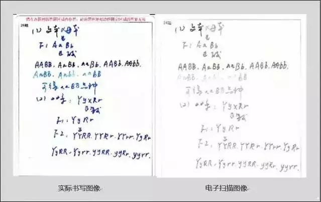 作图未使用规定铅笔,或下笔太轻,会造成扫描看不清楚,请慎重.