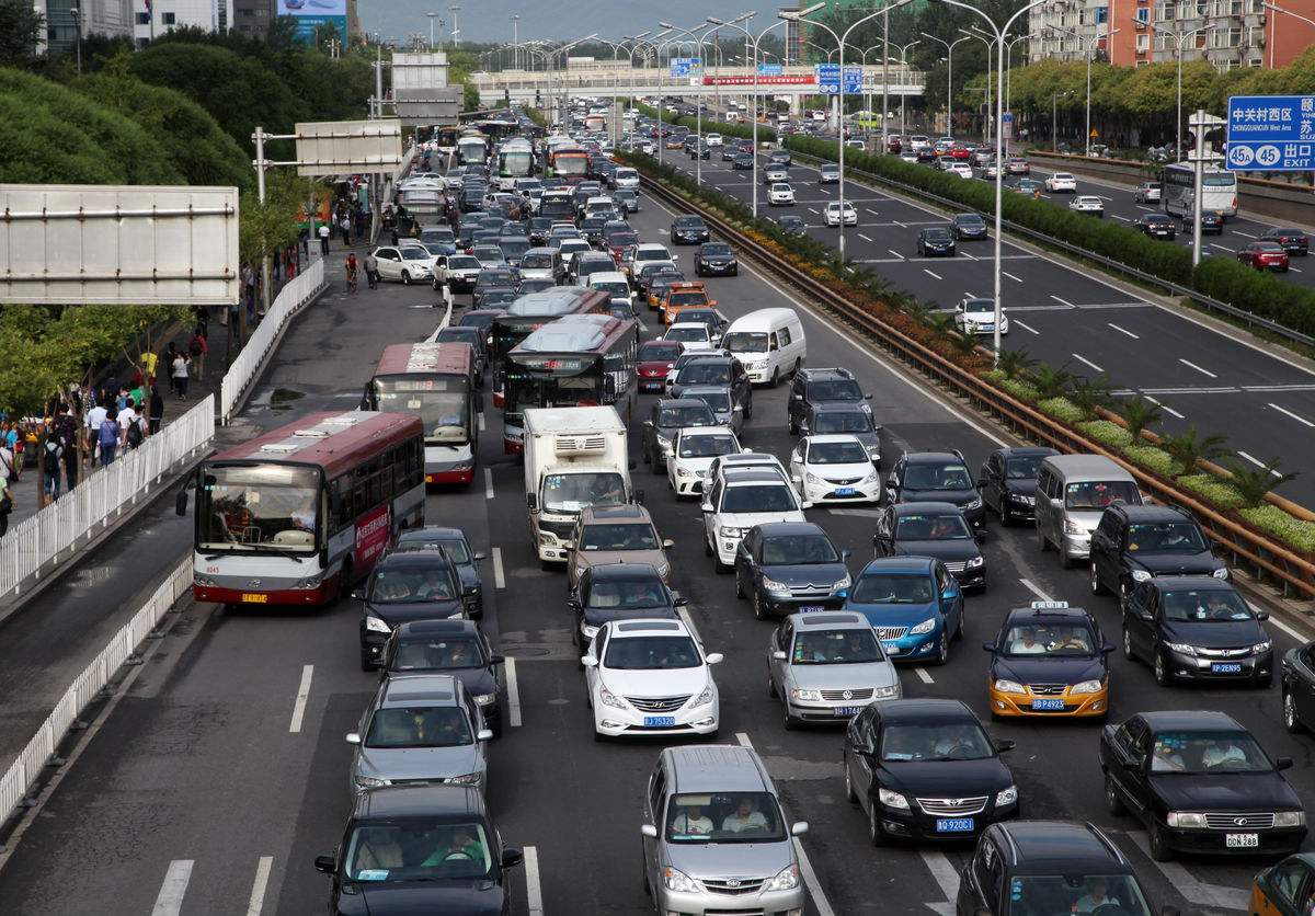 城市道路、堵车、车流_1920X1080_高清视频素材下载(编号:1340243)_实拍视频_光厂(VJ师网) www.vjshi.com