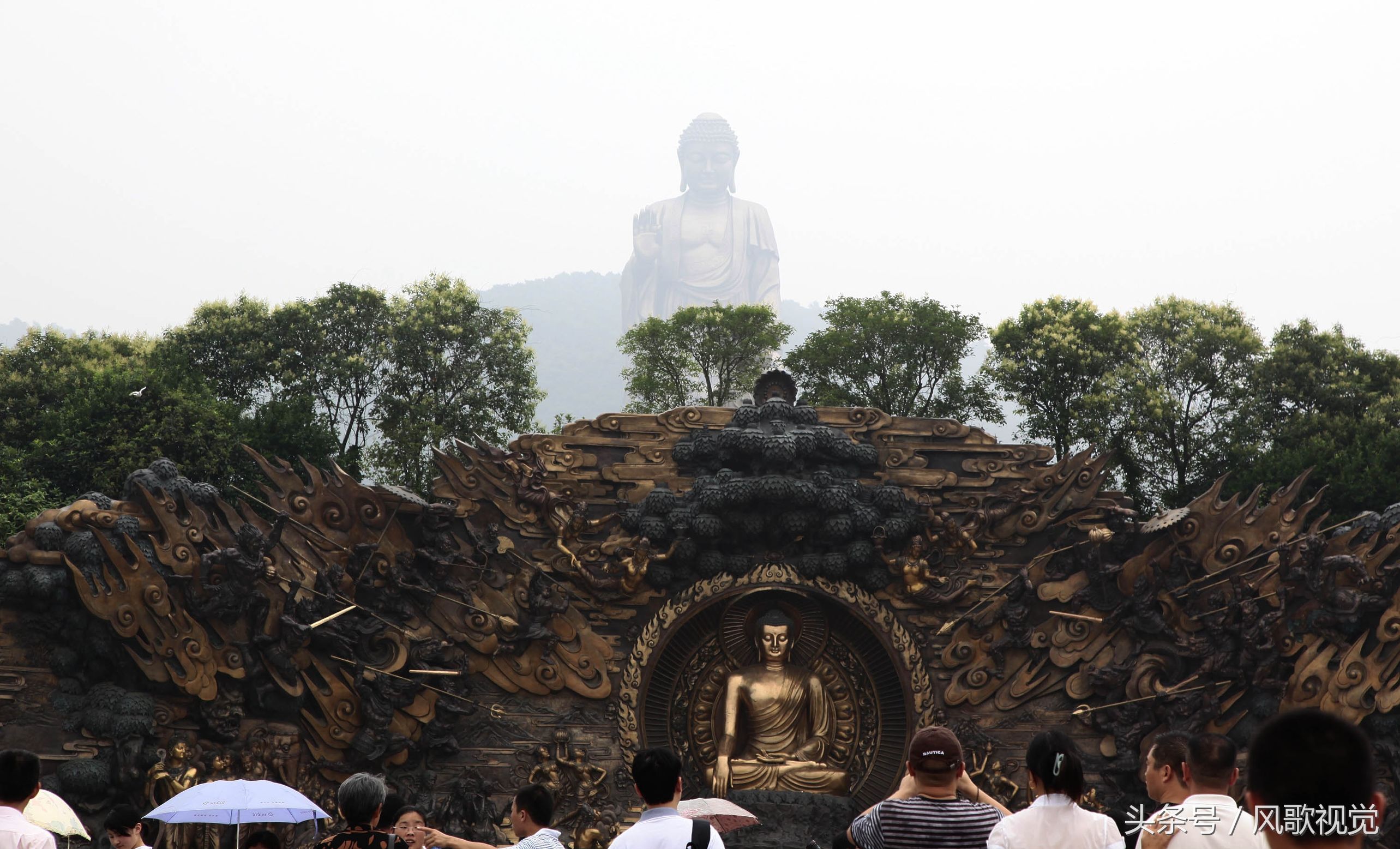 探访无锡灵山大佛世界上最高露天青铜释迦牟尼立像万人景仰