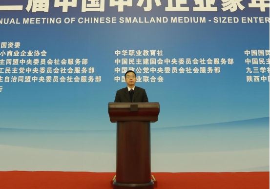 第十二届中国中小企业家年会,财政部副部长朱