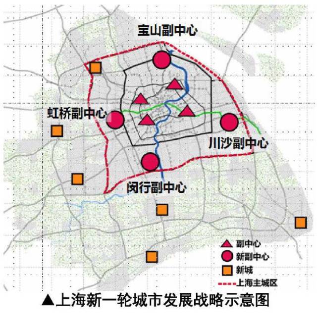 上海2040的目标是成为卓越的全球城市,欲在宝山主城片区设置城市副