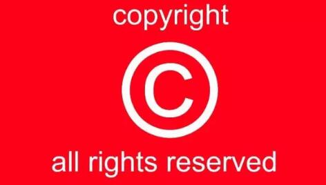 版权的英文名称为"copyright.