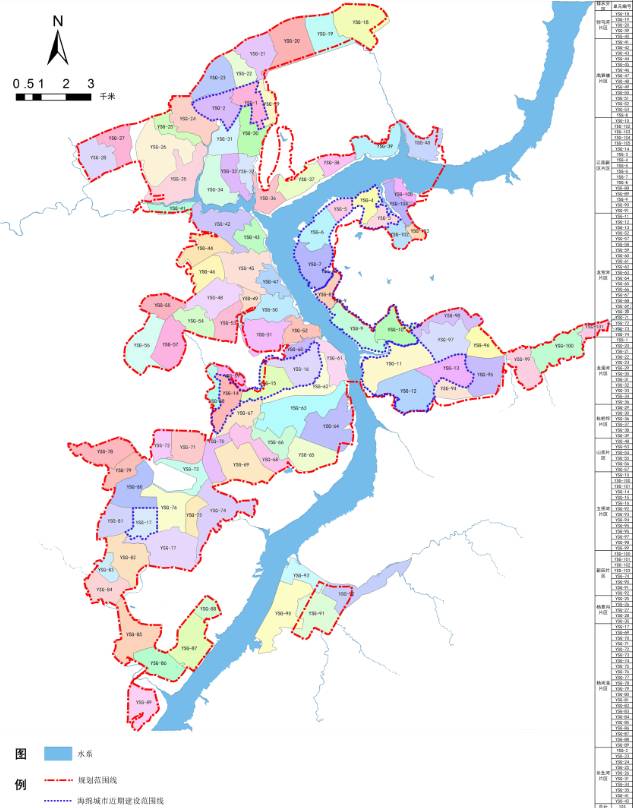 正文  根据万州区的总体流域情况及本底特征,中心城区海绵城市规划