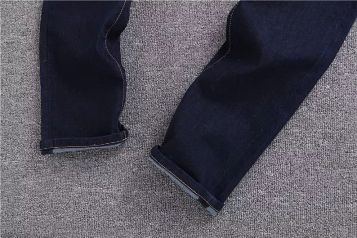【微店】50周年限量系列，靛蓝的水洗染色！弹力面料！男士秋冬时尚休闲牛仔长裤
