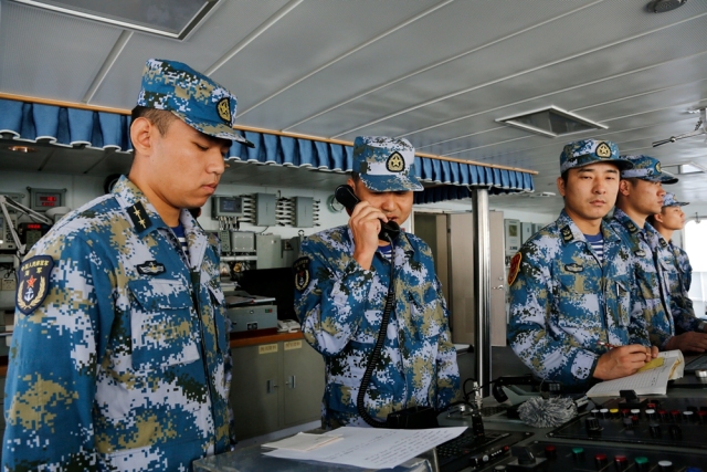 中国海军运城舰完成印度洋海军论坛多边海上演习