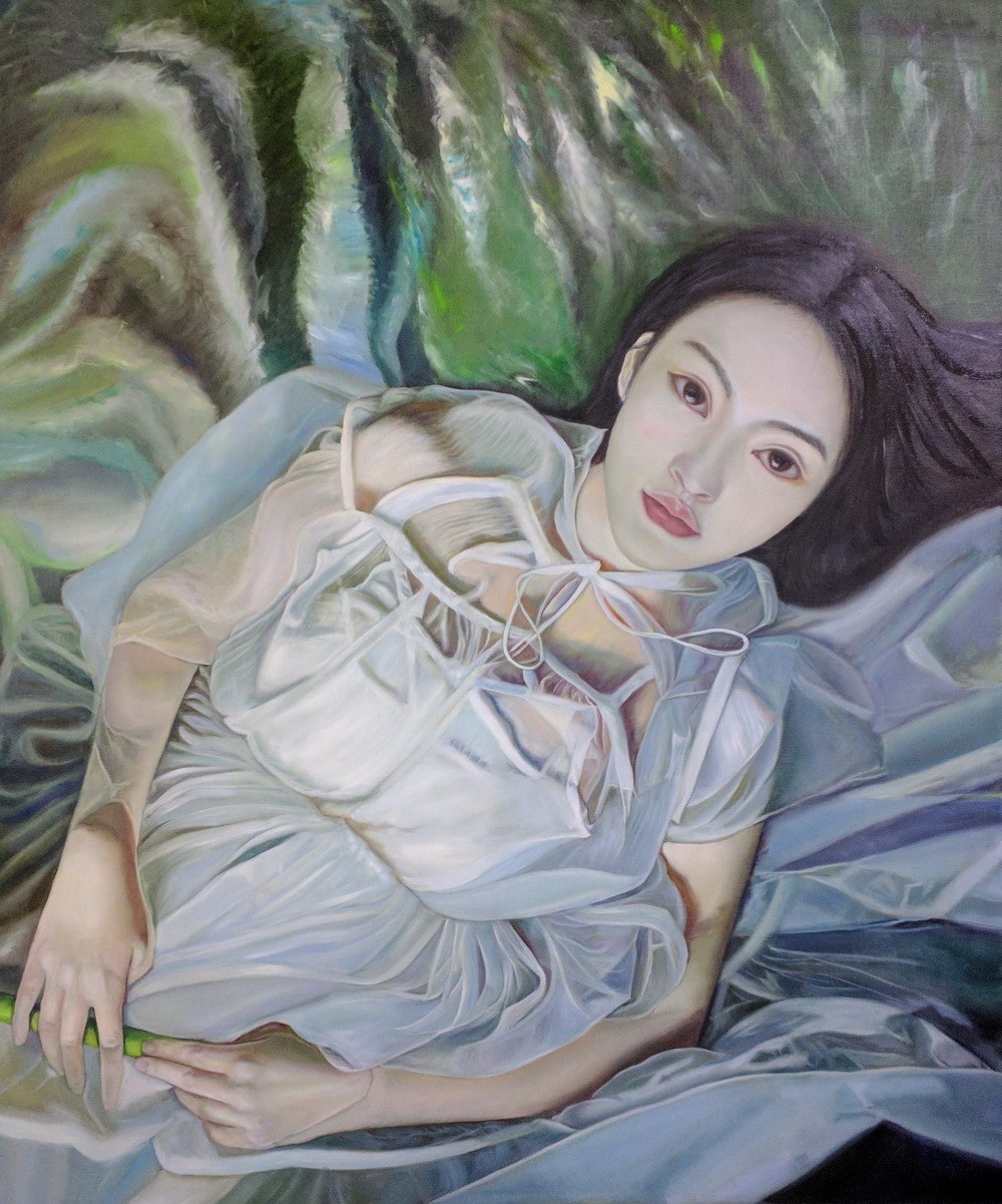 微醺》 135x90cm 2017 中央美术学院王语作品欣赏2014年首都师范大学