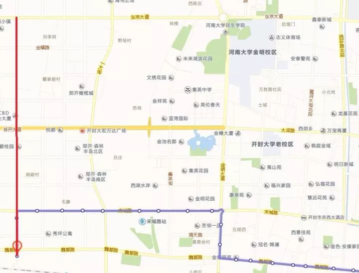 明天起,4条公交线路延伸,1条优化!开封人坐车更方便了!(附路线图)