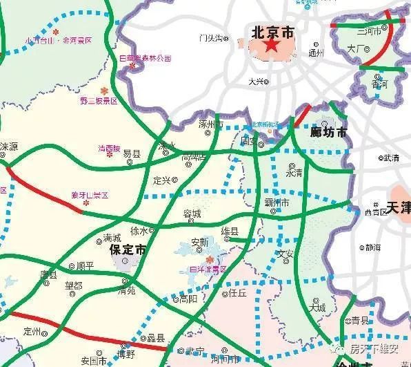 图片截自河北省"十三五"高速公路规划示意图图片
