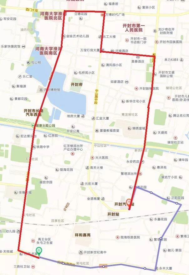 明天起,4条公交线路延伸,1条优化!开封人坐车更方便了!(附路线图)