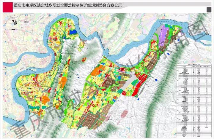 《重庆市主城区法定城乡规划全覆盖控制性详细规划整合方案》新鲜出炉