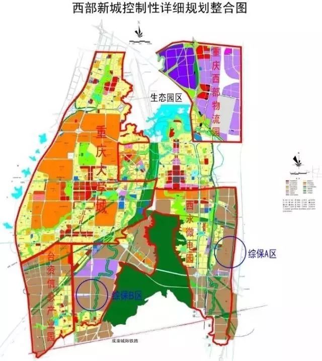 西永版块房地产开发情况:茶园版块土储体量较大,未来开发潜力大.