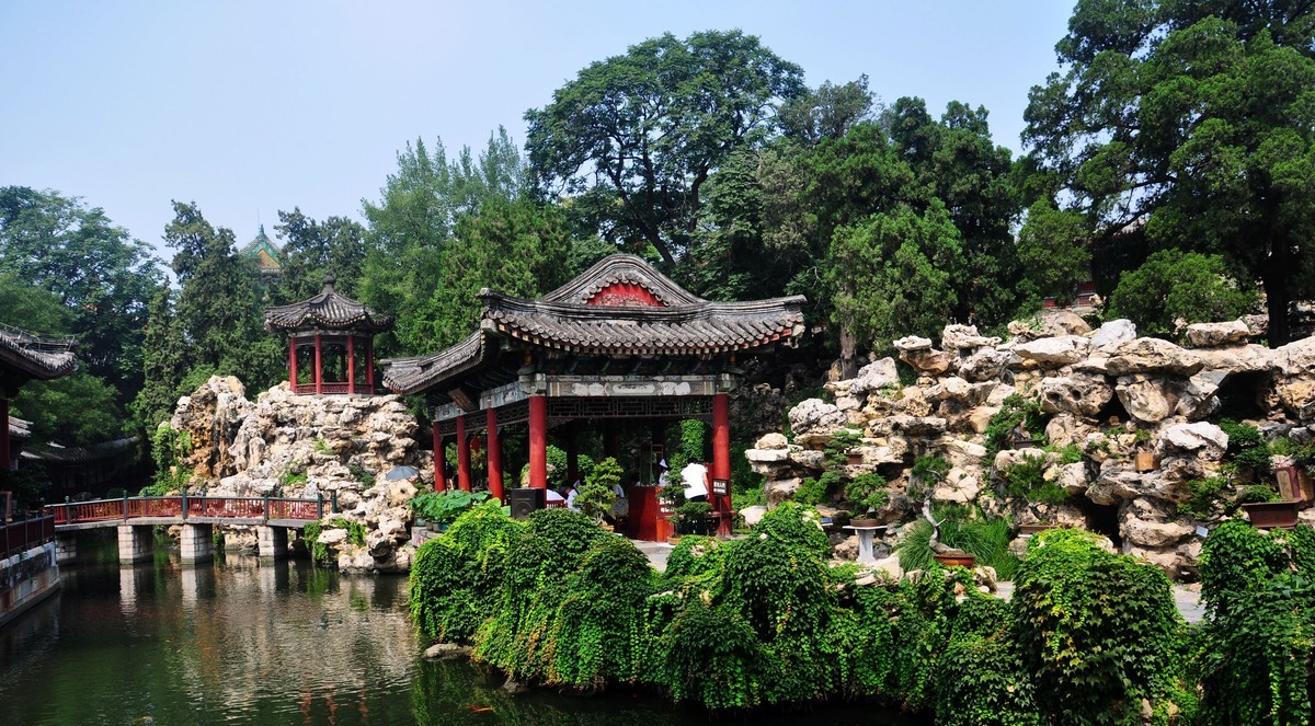 北京北海公园静心斋