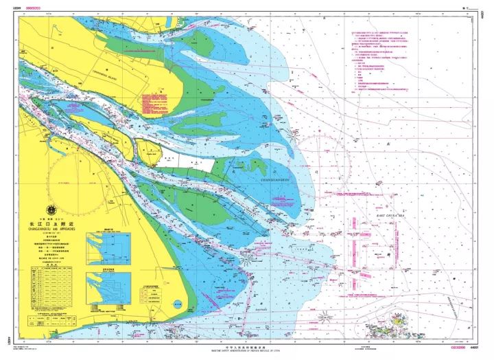 海图出版预告-44001长江口及附近