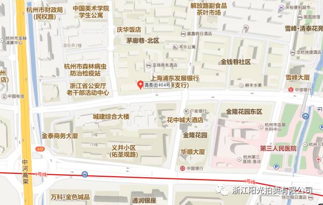 杭州市中心核心地段,三大商圈辐射,清泰街商业房地产177方700万起拍等