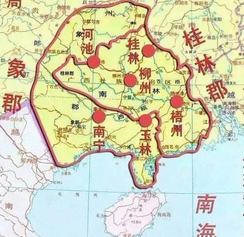 广西河池地图