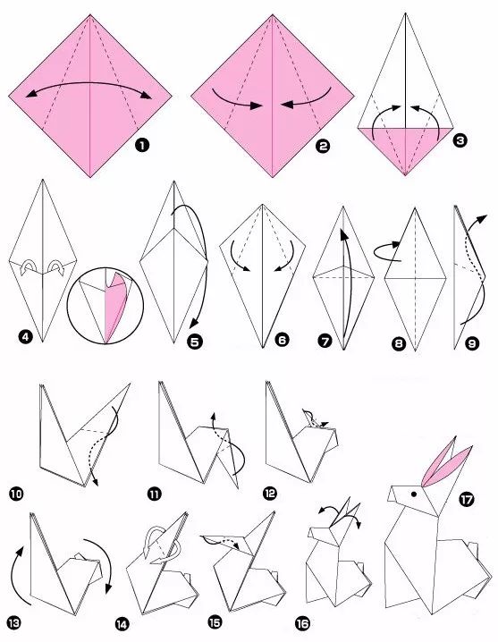几款实用的小动物折纸,超可爱