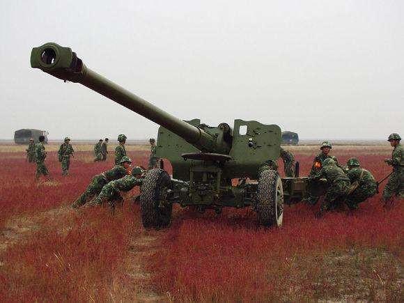 中国陆军最强加农炮,战斗力超强,万米之外目标瞬间打