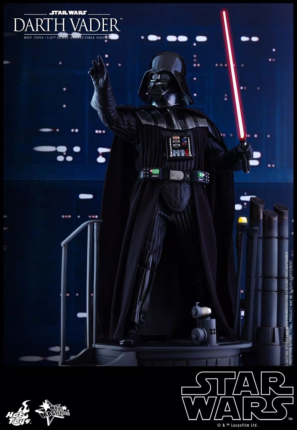 1/6 mms452《星球大战5:帝国反击战-黑武士darth vader/达斯·维达