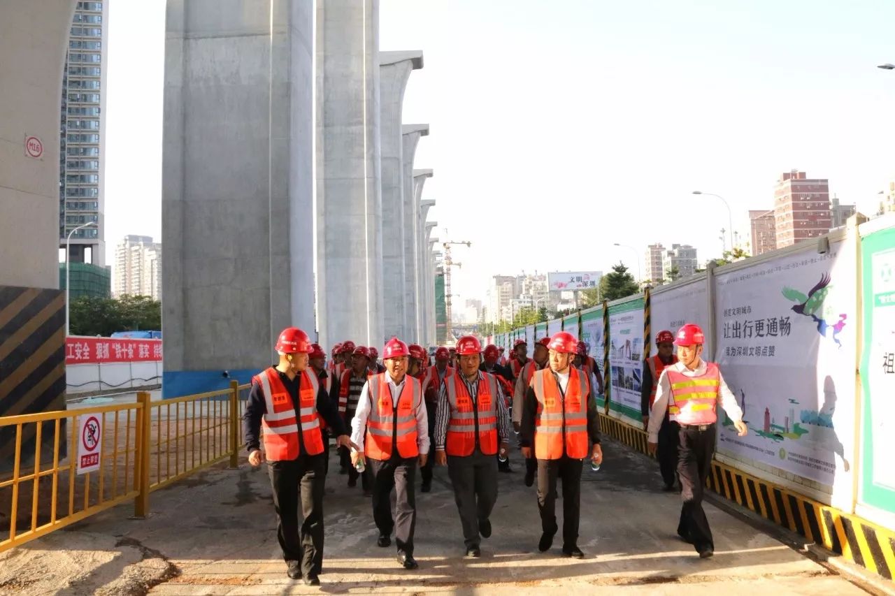 深圳地铁集团董事长辛杰到铁建南方调研