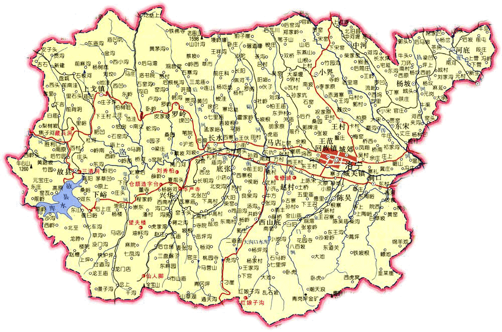 隶属十三朝古都洛阳市,全县总面积2306平方公里,辖10镇8乡,388个行政图片