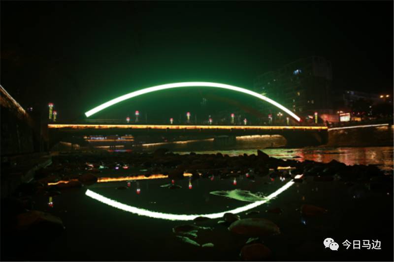 夜景速来围观马边县城新夜景美就一个字