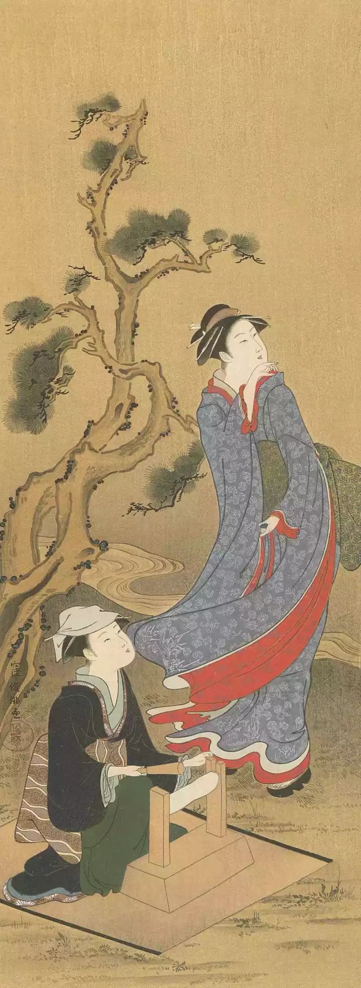 画技法和印刷技术的局限,极其鲜活生动地描绘和记录了江户时期日本的
