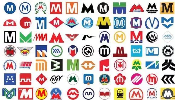 容易识别,放眼全世界,存在感最强的logo元素大概是古老的字母"m"(源自