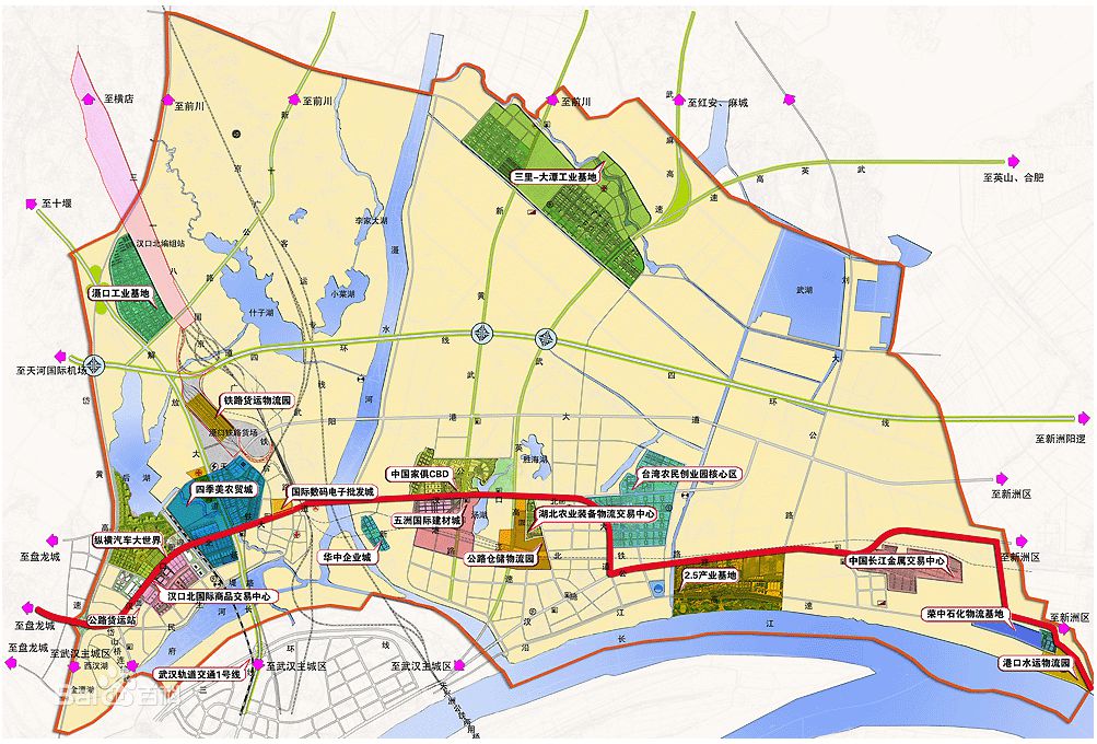 武汉地铁8号线北延至汉口北,助力长江新城