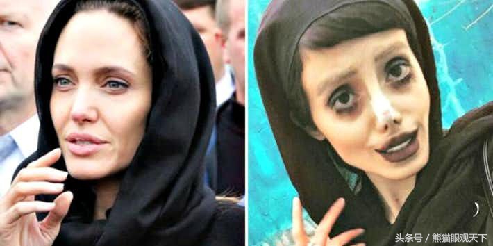 22歲德黑蘭女孩整容50次，想整成美國影星裘莉的樣子，你覺得像嗎 娛樂 第1張