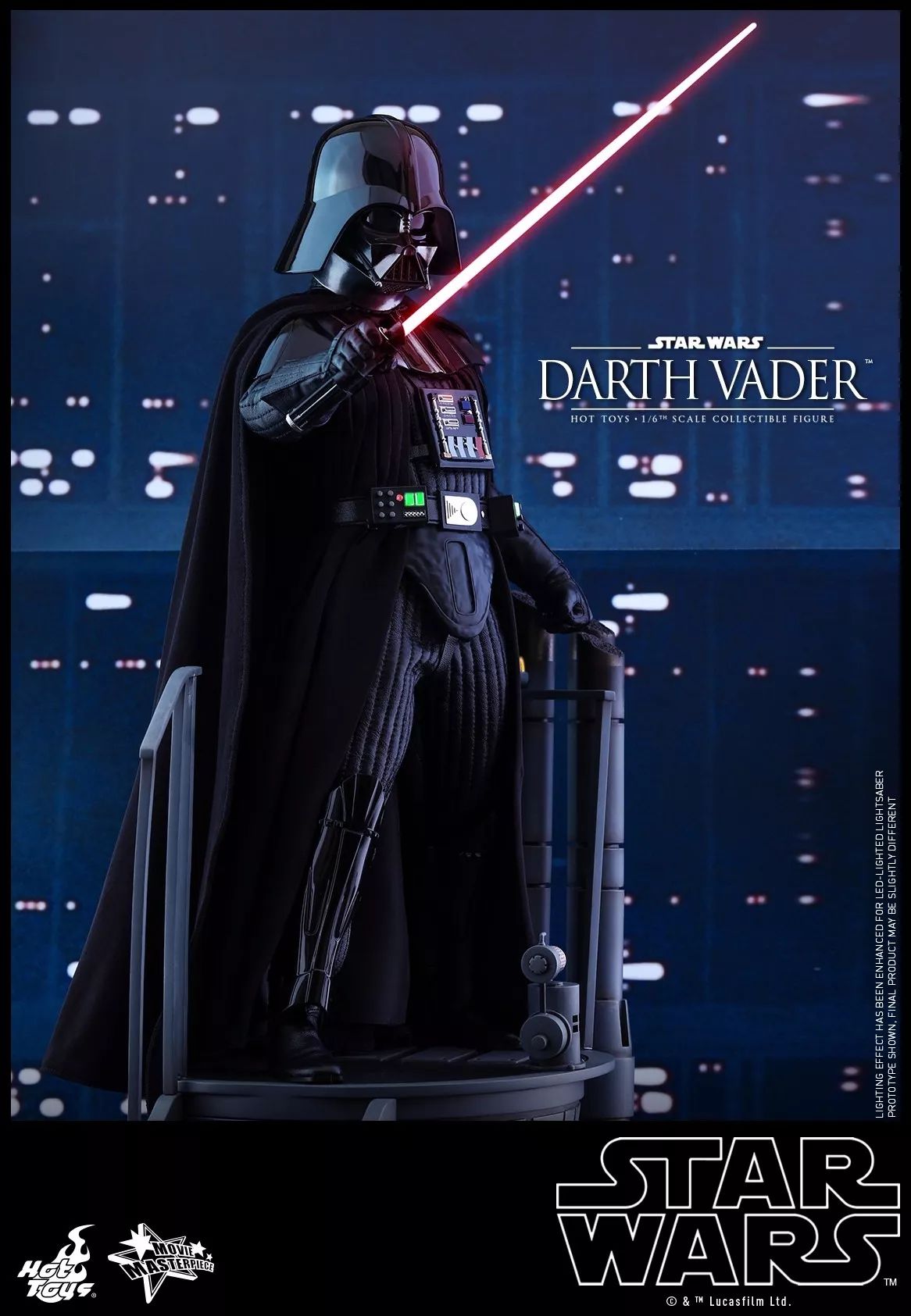 hottoys 1/6 mms452《星球大战5:帝国反击战-黑武士darth vader/达斯