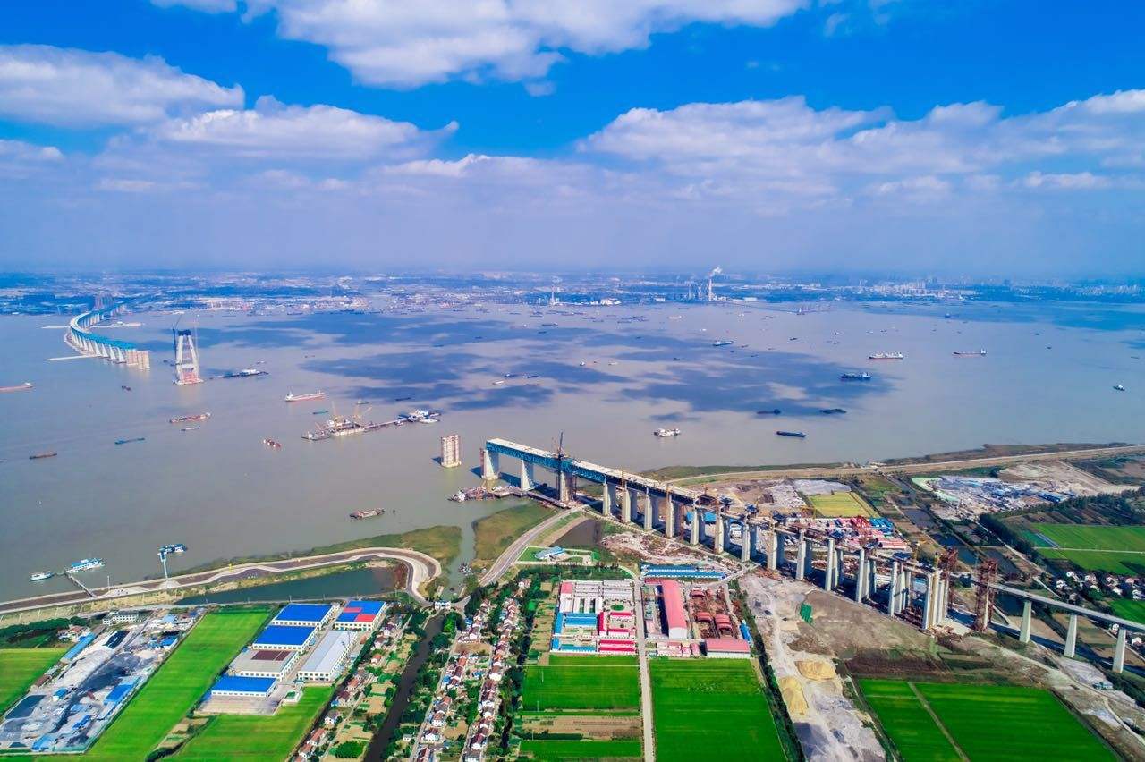 世界之最!沪通铁路跨长江大桥取得重大进展!