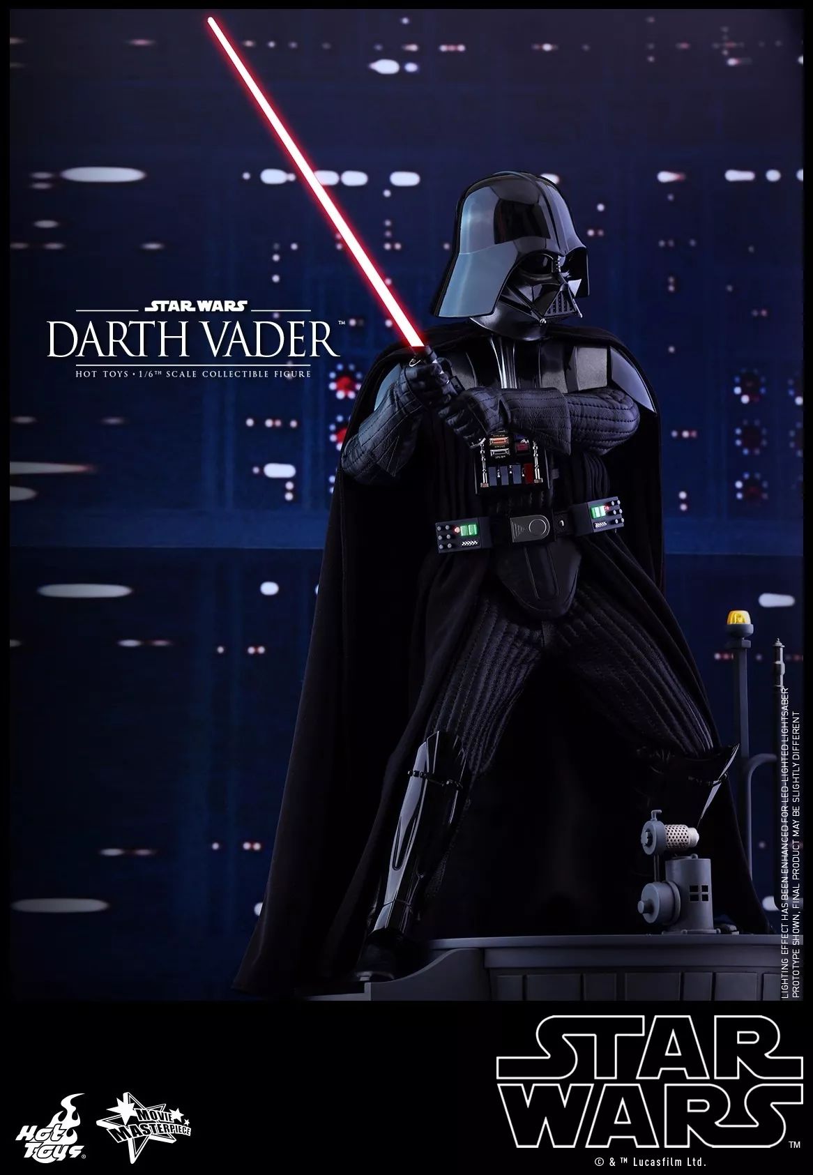 hottoys 1/6 mms452《星球大战5:帝国反击战-黑武士darth vader/达斯