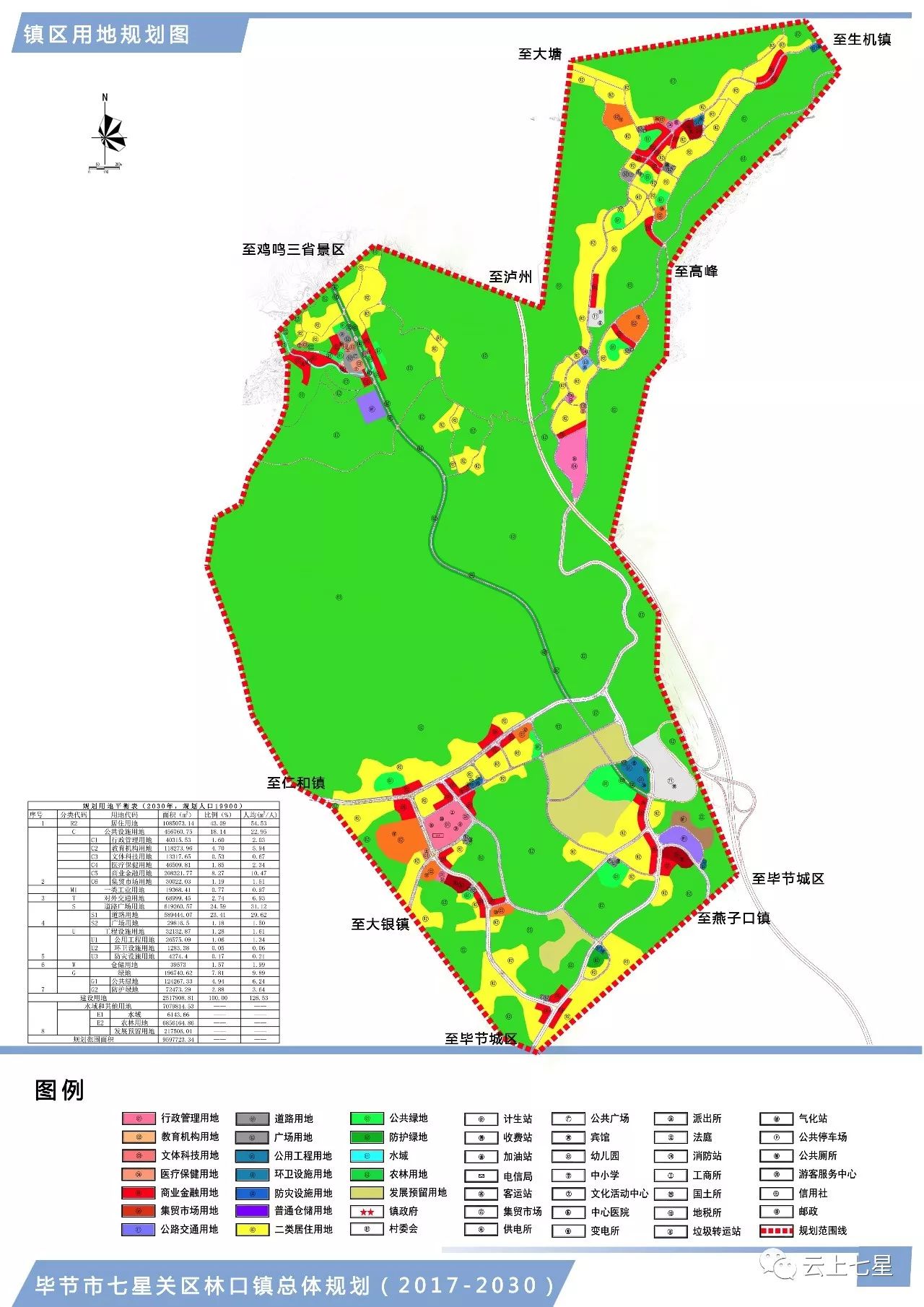 公示丨七星关3个乡镇将这样规划,快来看