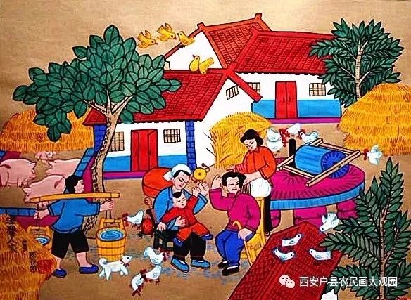 【广阔天地】色彩鲜艳 绘画细腻 户县农民画家陈秋娥