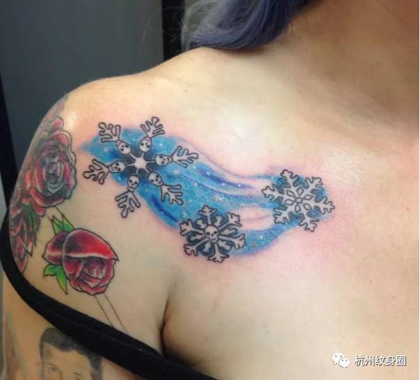 tattoo 纹身素材:雪花