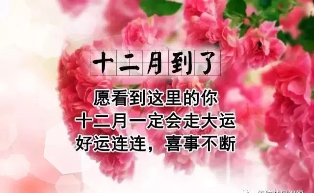 早上好快打开为十二月起个好头祝你天天都有好运气