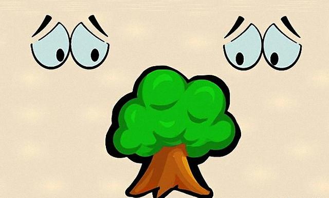有一棵树猜成语是什么成语_两双眼睛在上面和一棵树在下面是什么成语(2)