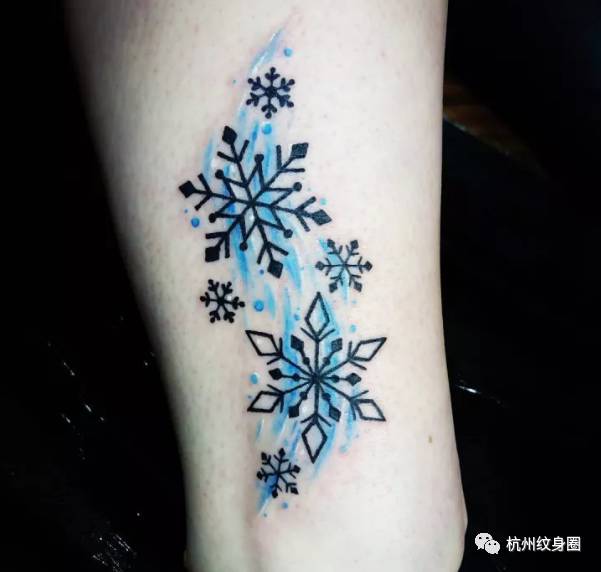 tattoo 纹身素材:雪花