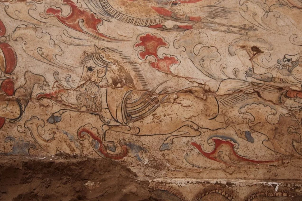 tanc丨山西博物院藏古代壁画中有多少"山海经"神兽?上
