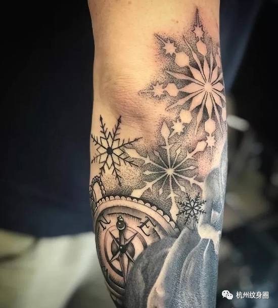 tattoo | 纹身素材:雪花